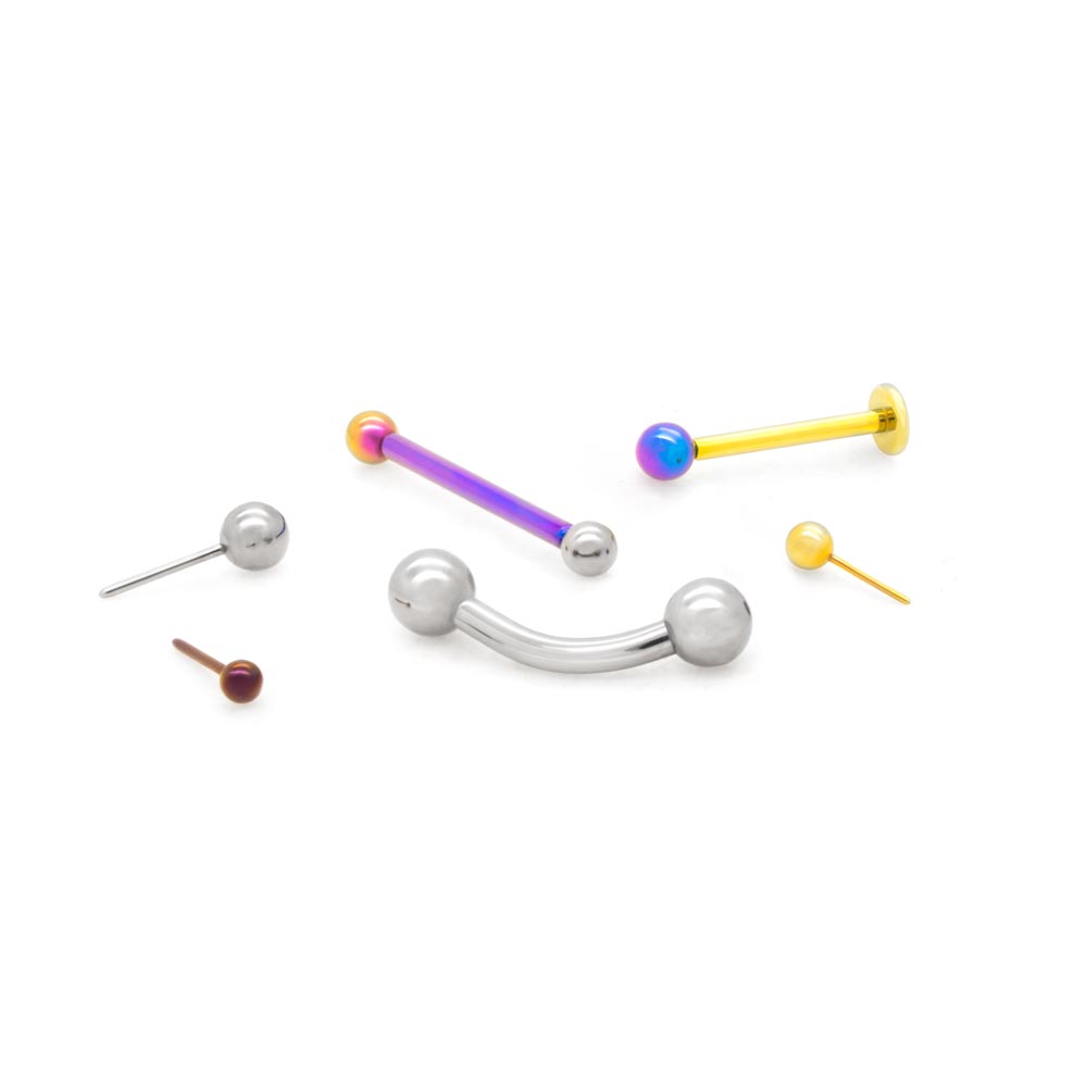 Tilum Titanium Threadless Ball Top - Price Per 1