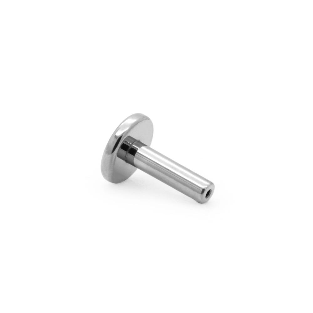 Tilum 14g Titanium Threadless 5mm Flat Disc Labret Post - Price Per 1