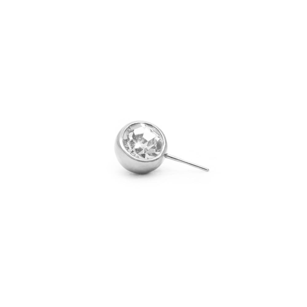 Tilum Titanium 90° Jeweled Threadless Ball Top — Price Per 1