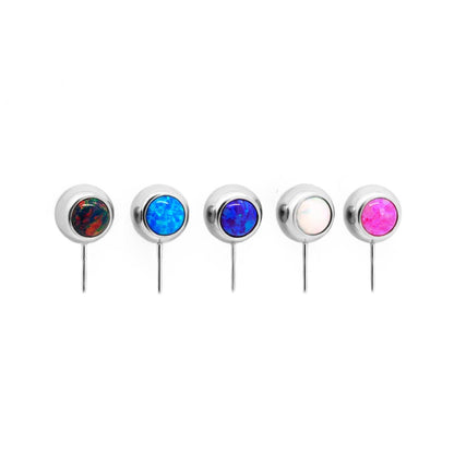 Tilum 90° Opal Titanium Threadless Top — Price Per 1 - Painful Pleasures