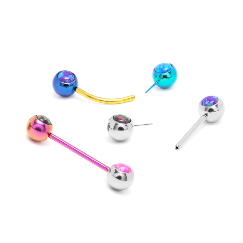 Tilum 90° Opal Titanium Threadless Top — Price Per 1