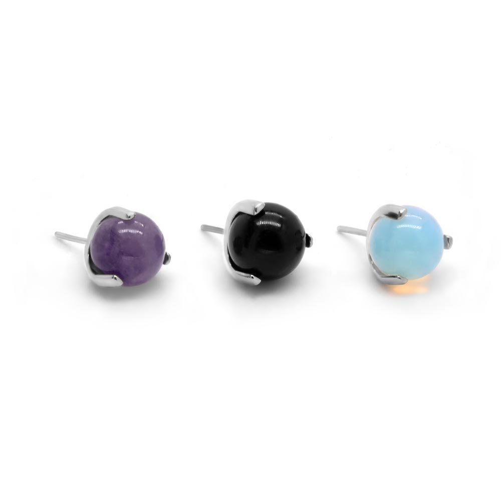 Titanium Threadless Top — Pick Color and Size — Price Per 1