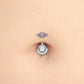 Tilum Vintage Jeweled Brio Titanium Threadless Top - Price Per 1