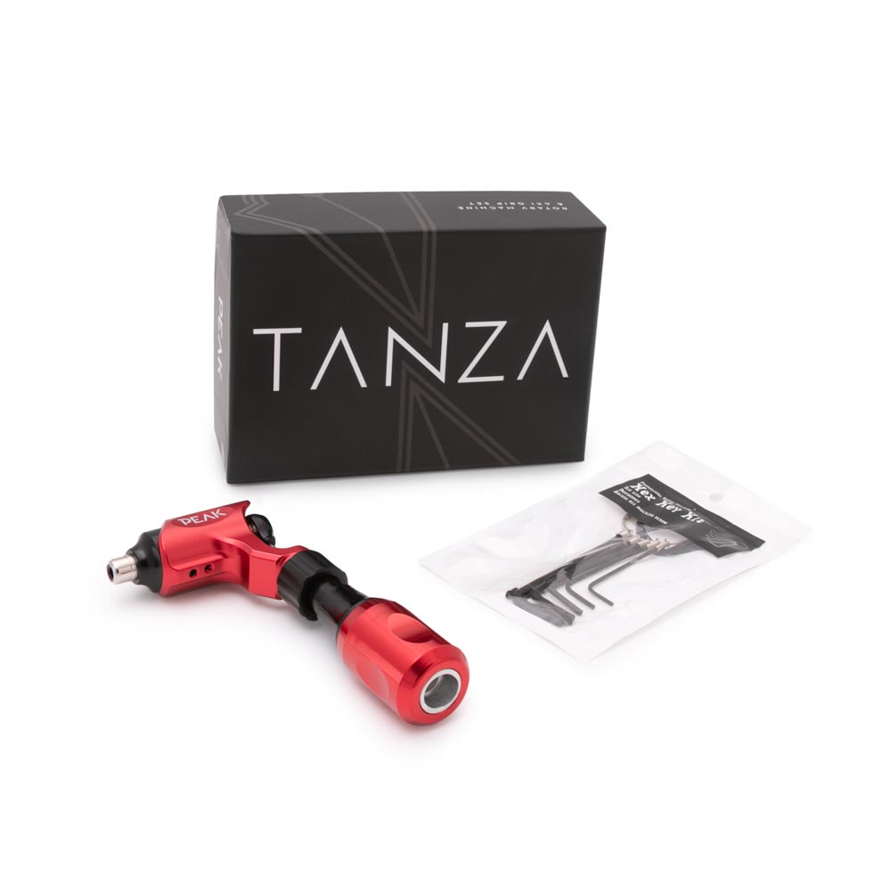 Peak Tanza Rotary Tattoo Machine with Axi Grip — Pick Color - Painful Pleasures