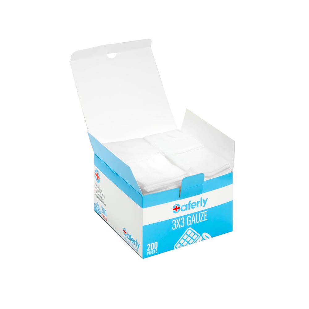 Saferly Gauze — Box of 200 — Pick Size