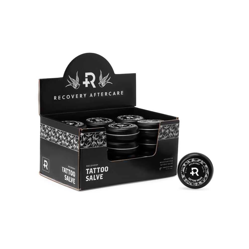 Recovery Aftercare Tattoo Salve 0.75oz Tins — Pick Quantity