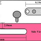 14g - 12g Internally Threaded Extension Post - Price Per 1