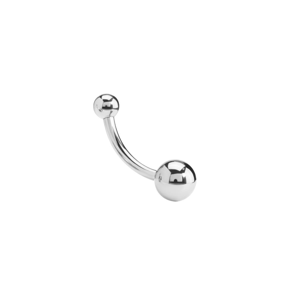 Tilum Internally Threaded Simple Titanium Belly Button Ring — Pick Size