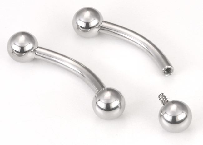 Tilum 16g Internal Titanium Bent Barbell - Price Per 1