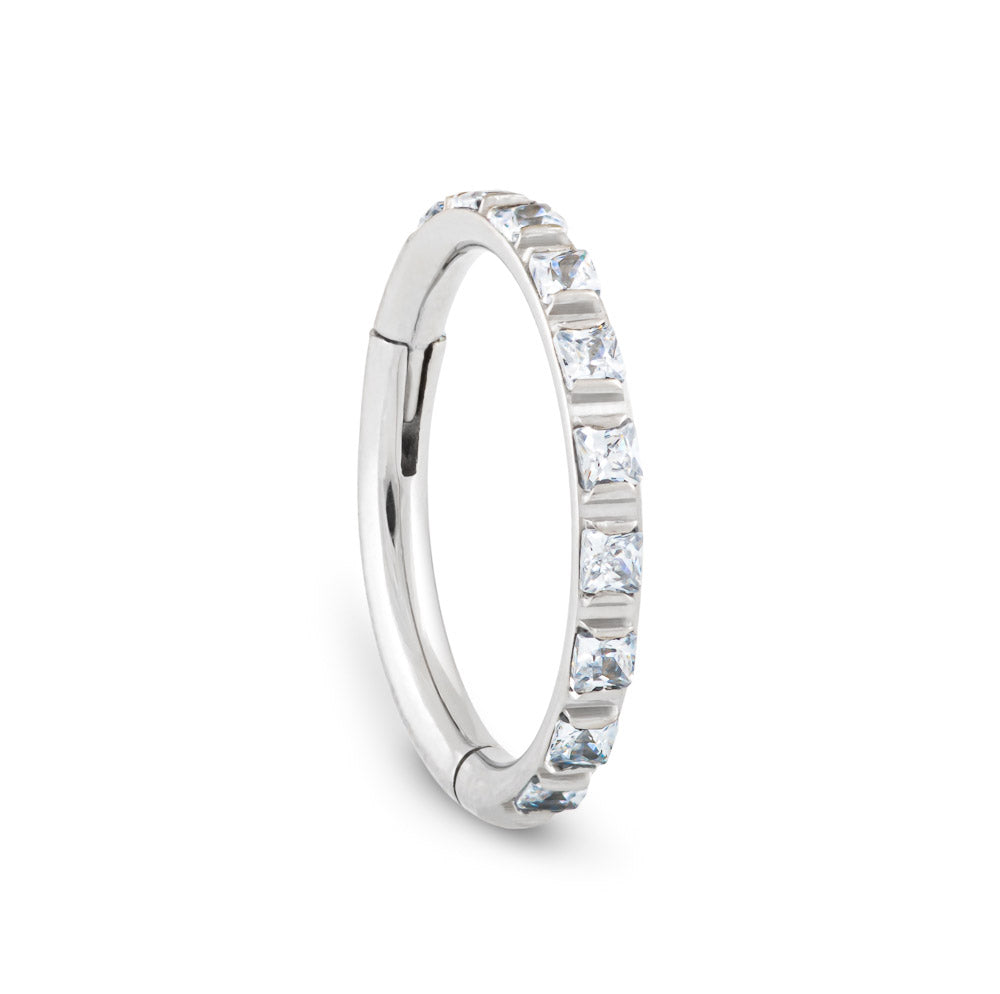 Tilum 16g Square Jewel Sideline Titanium Clicker — Price Per 1