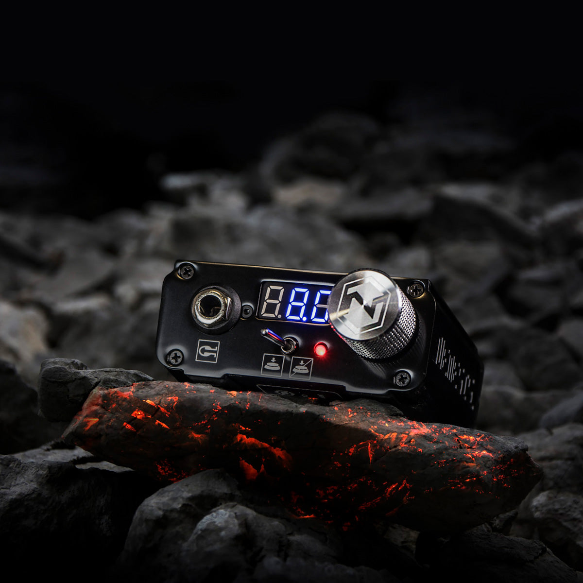Nemesis Professional Tattoo Power Supply in Red by Kwadron