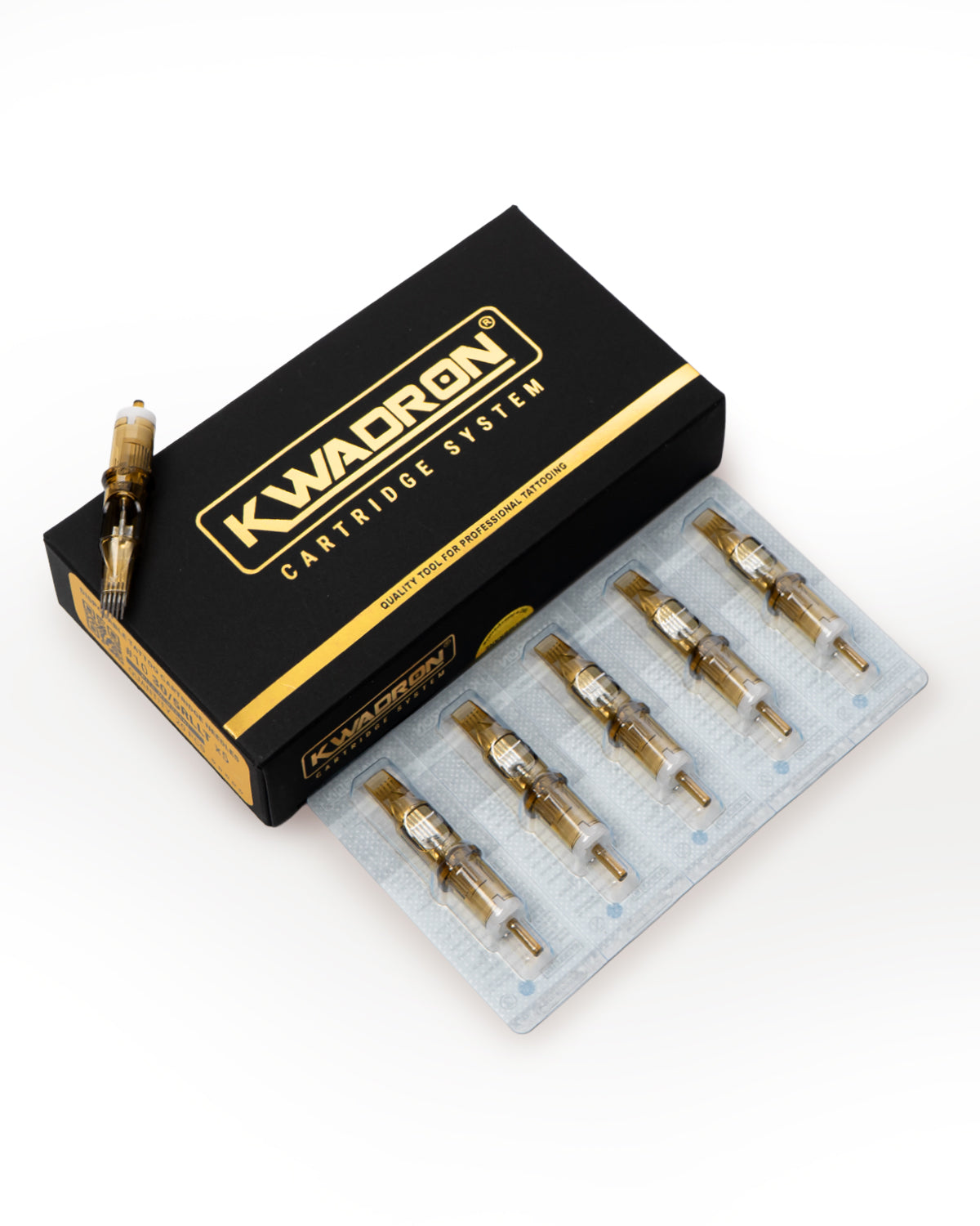 Kwadron Whip Shading Cartridge Tattoo Needles — Box of 20