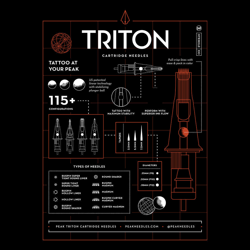 Free Gift - Peak Triton T-Shirt - Pick Size