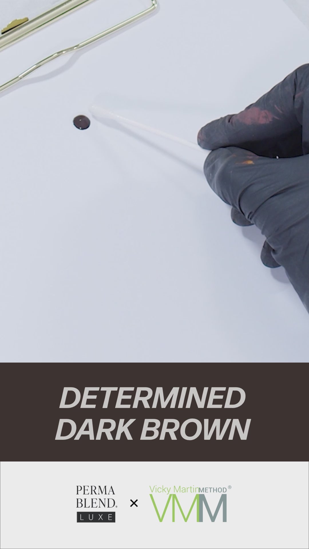Determined Dark Brown — Luxe Vicky Martin — 1/2oz Bottle