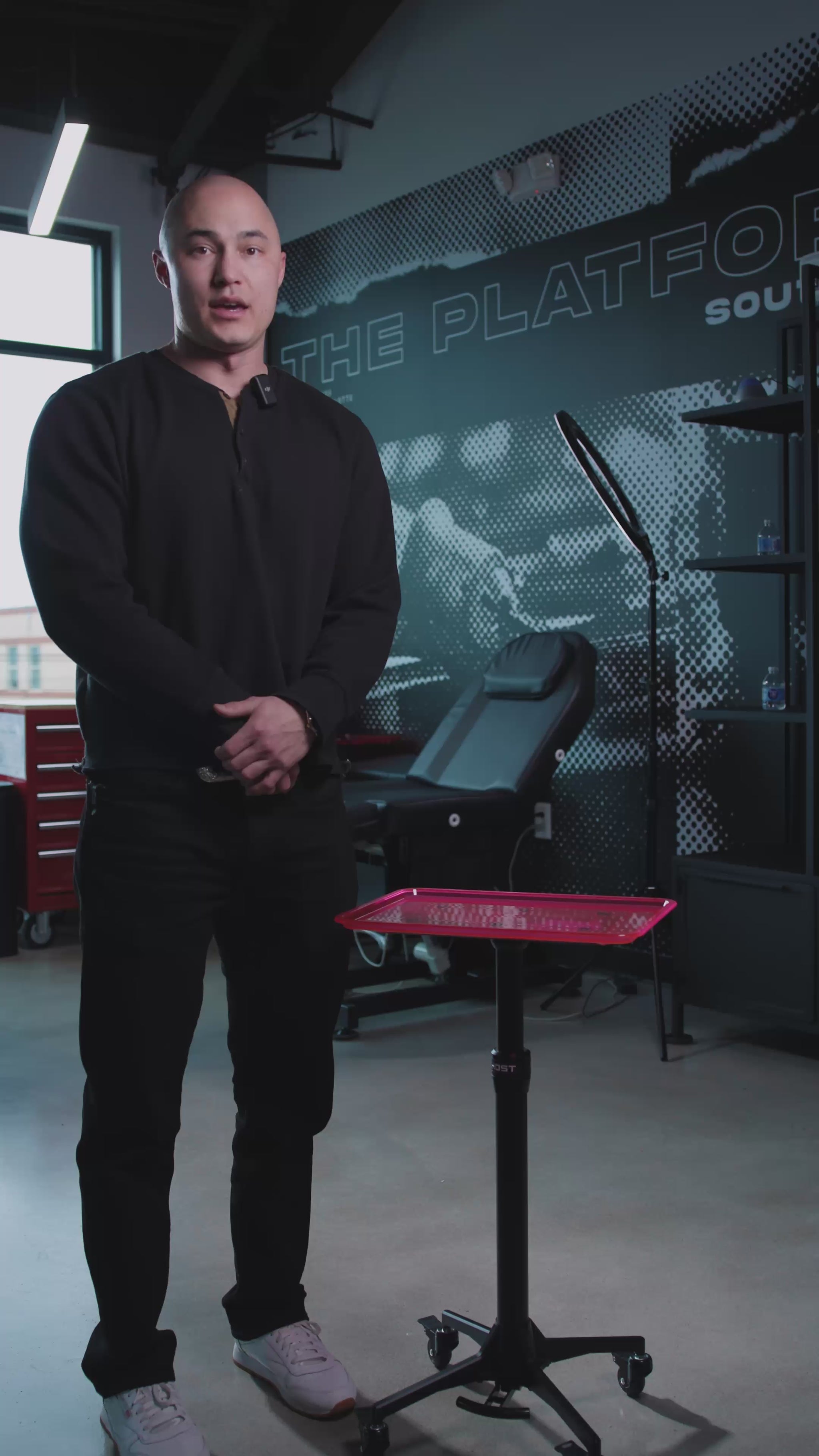 Video Ghost Mayo Tray Kit (Mayo Stand Base + Standard Ghost Tray) — Pick Color