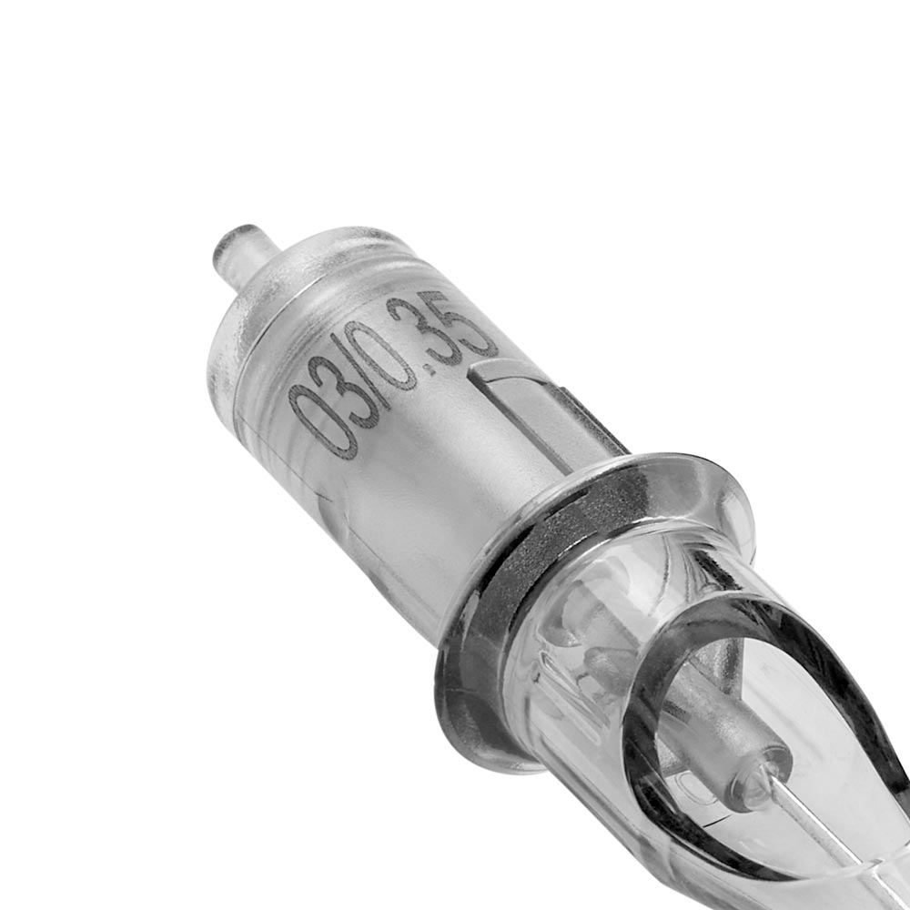 Peak Needles — Quartz — Box of 20 Cartridge Tattoo Needles