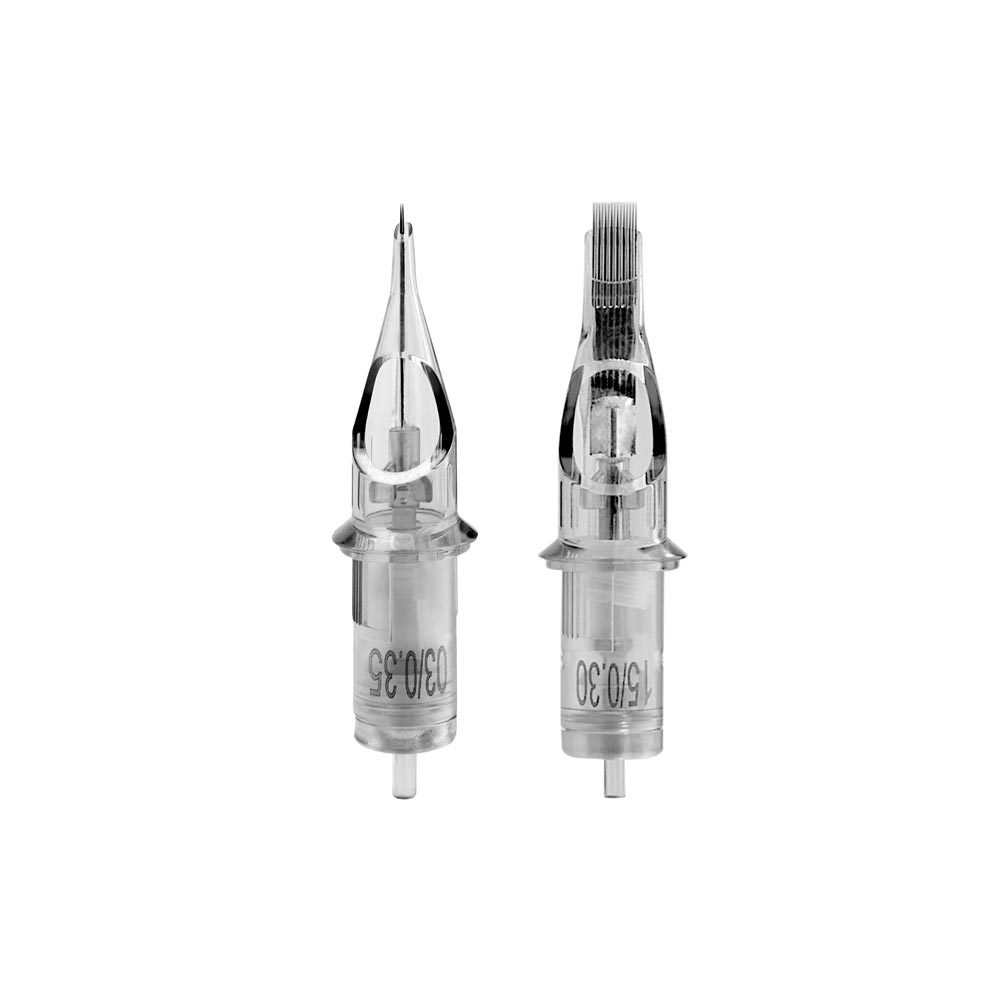 Peak Needles — Quartz — Box of 20 Cartridge Tattoo Needles