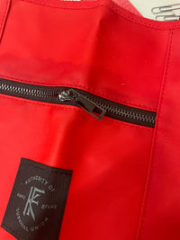 Knife & Flag Non-Porous Core Apron — Red — Minor Blemish