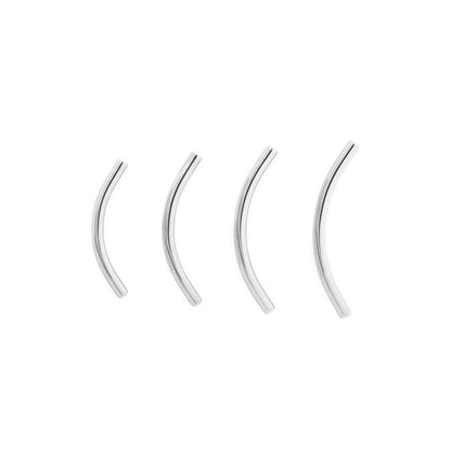 Tilum 18g Threadless Titanium Bent Barbell Shaft - Price Per 1 - Painful Pleasures