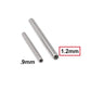 Tilum 14g Titanium Internally Threaded Straight Barbell Post - Price Per 1