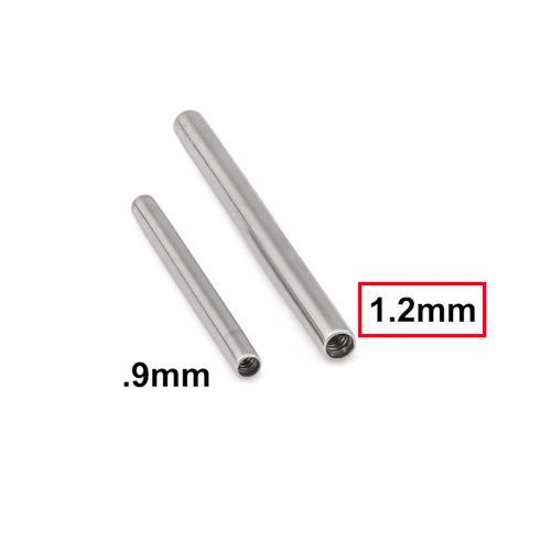 Tilum 14g Titanium Internally Threaded Straight Barbell Post - Price Per 1