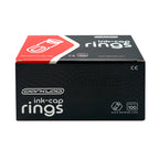 Ink Cap Rings 100pcs 50 Black/50 pink