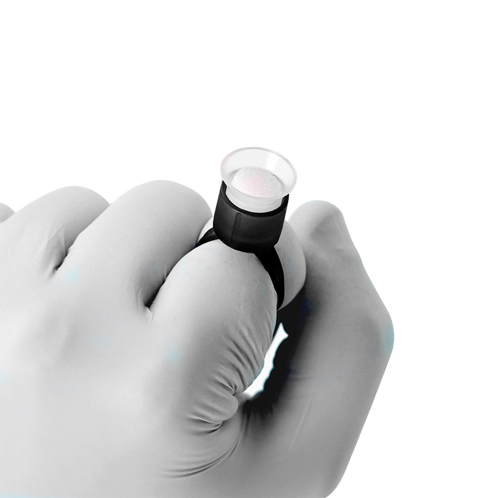 Ink Cap Rings 100pcs 50 Black/50 pink