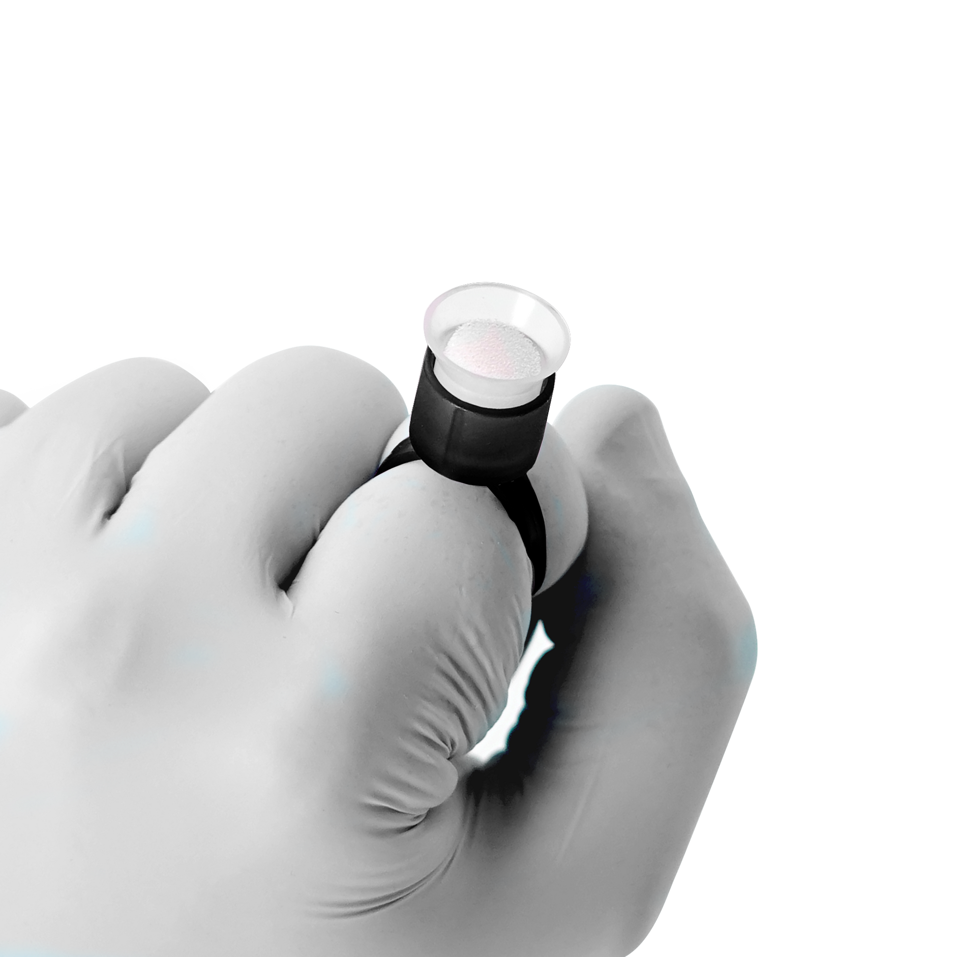 Ink Cap Rings 100pcs 50 Black/50 pink - Microbeau International