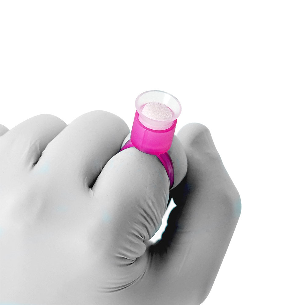 Ink Cap Rings 100pcs 50 Black/50 pink
