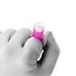 Ink Cap Rings 100pcs 50 Black/50 pink - Microbeau International