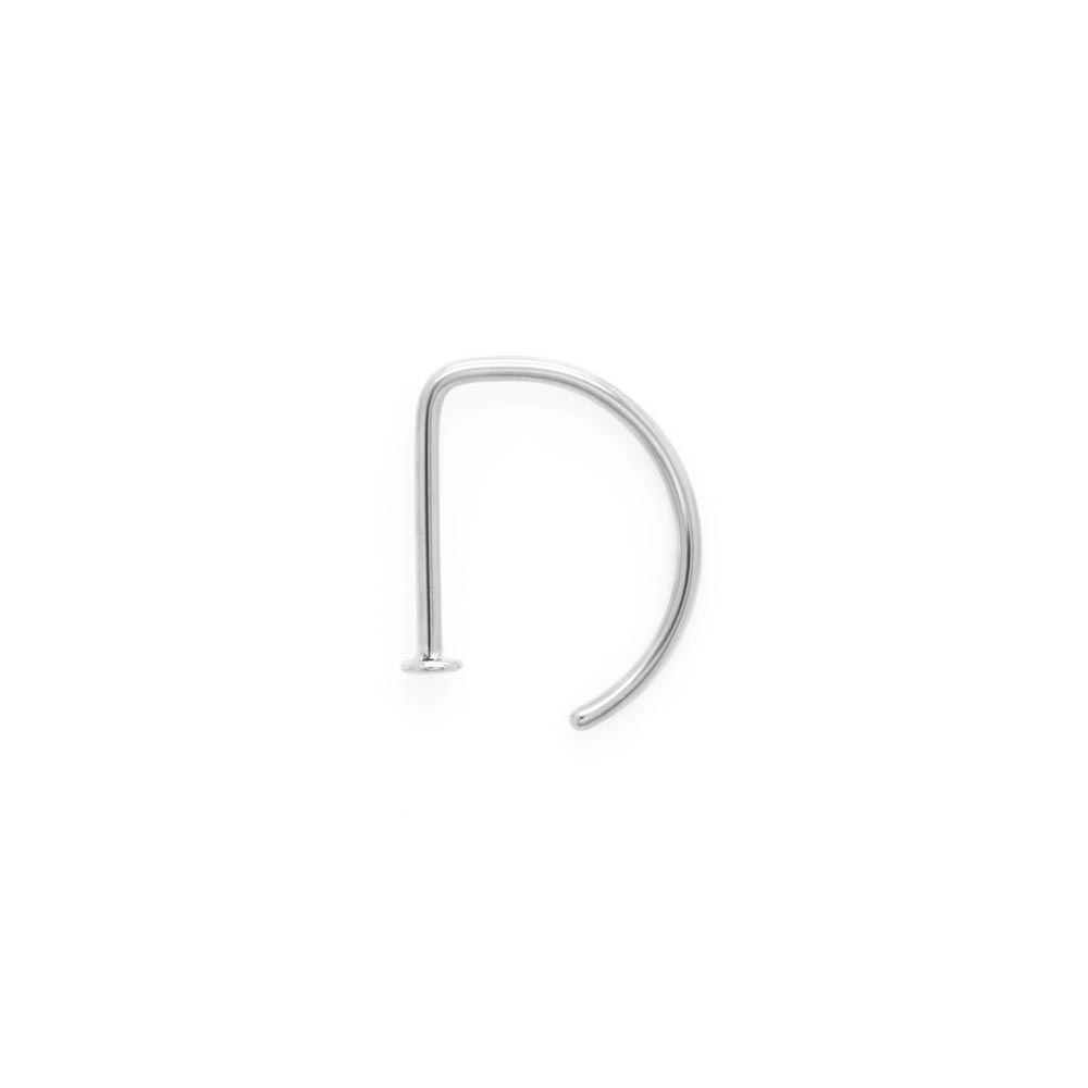Tilum 20g Titanium Nostril D-Ring - Price Per 1