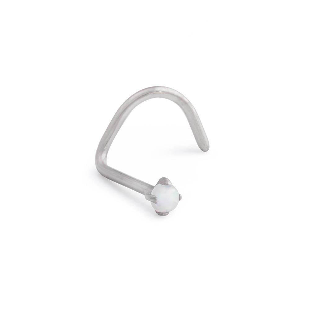 Tilum 20g Titanium Opal Nose Screw