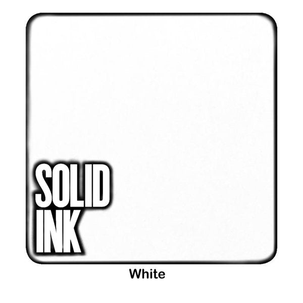 White — Solid Ink — Pick Size
