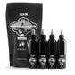 Horitomo 4 Bottle Sumi Set — Solid Ink — 4oz Bottles