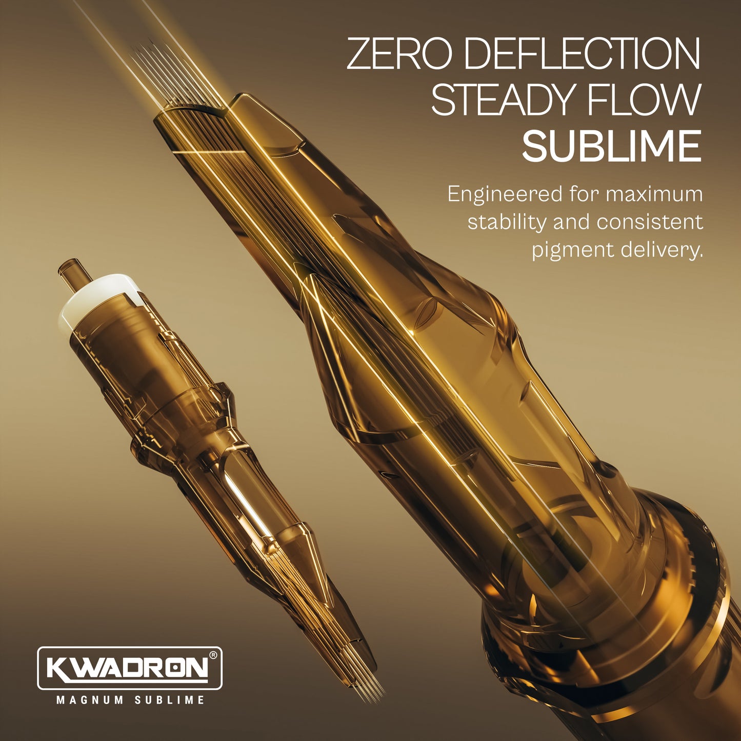 Kwadron Sublime Cartridge Tattoo Needles — Box of 20