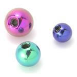 14g-12g Externally Threaded Titanium Ball — Price Per 1