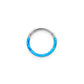 Tilum 16g Semicircle Opal Titanium Clicker - Price Per 1