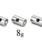 Tilum 8g Titanium 4mm-6mm Captive Bar with Internal 1.2mm Threading Insert