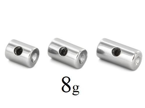 Tilum 8g Titanium 4mm-6mm Captive Bar with Internal 1.2mm Threading Insert