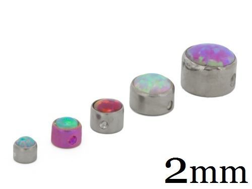 Tilum Titanium, Opal Replacement Bead - 2mm