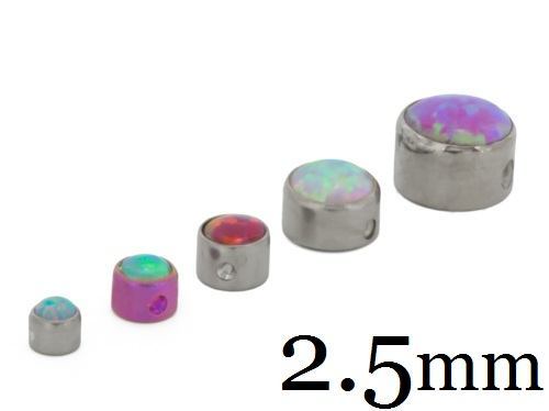 Tilum Titanium, Opal Replacement Bead- 2.5mm