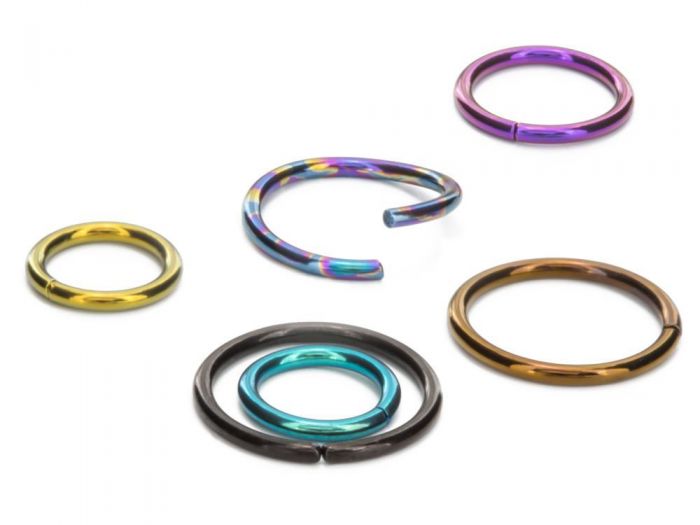 14g Seamless Niobium Ring — Price Per 1