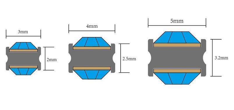 Tilum 4mm Titanium Double Bezel Set Opal Captive Disc