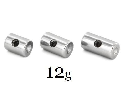 Tilum 12g Titanium 4mm-6mm Captive Bar with Internal 1.2mm Threading Insert