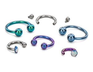 Tilum 14g Internal Titanium Circular Barbell - Price Per 1 - Painful Pleasures