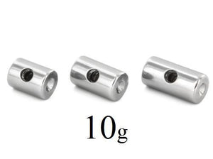 Tilum 10g Titanium 4mm-6mm Captive Bar with Internal 1.2mm Threading Insert - Painful Pleasures