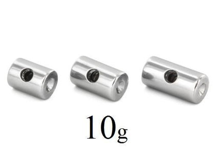 Tilum 10g Titanium 4mm-6mm Captive Bar with Internal 1.2mm Threading Insert - Painful Pleasures