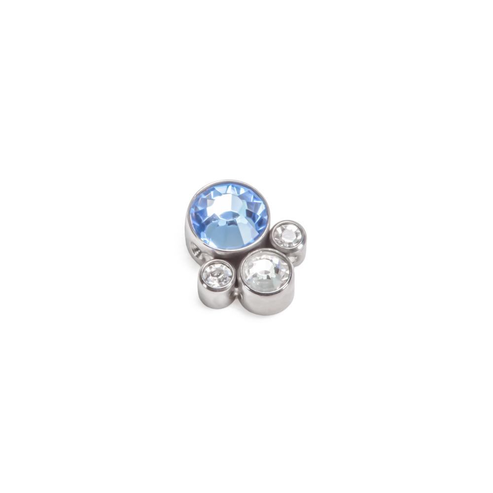 Tilum Bubble Cluster Captive Bead - Choose 4mm Jewel - Price Per 1