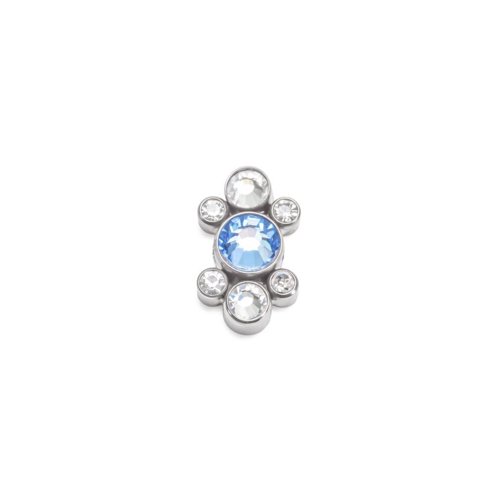 Tilum Galaxy Cluster Captive Bead - Choose 4mm Jewel - Price Per 1