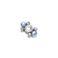 Tilum Jewel Galaxy Cluster Captive Bead with 4mm Crystal - Price Per 1